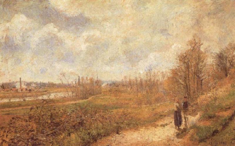 Camille Pissarro Path at Le Chou oil painting picture